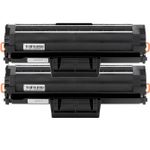 2 Pack Samsung MLT-D111L Black Compatible High-Yield Toner Cartridges