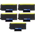 5 Pack Brother TN3280 Black Compatible High-Yield Toner Cartridge (Replaces TN3230)