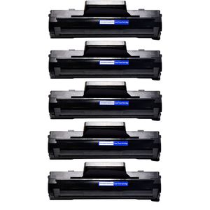 5 Pack HP 106A Black Compatible Toner Cartridge (W1106A)