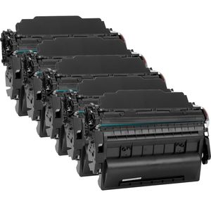 5 Pack HP 87X Black Compatible High-Yield Toner Cartridge (CF287X)