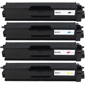 4 Pack Brother TN321 Compatible Toner Cartridges