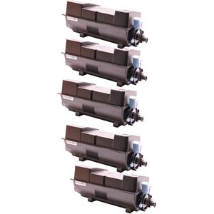 5 Pack Kyocera TK-1160 Compatible Standard Toner Cartridges